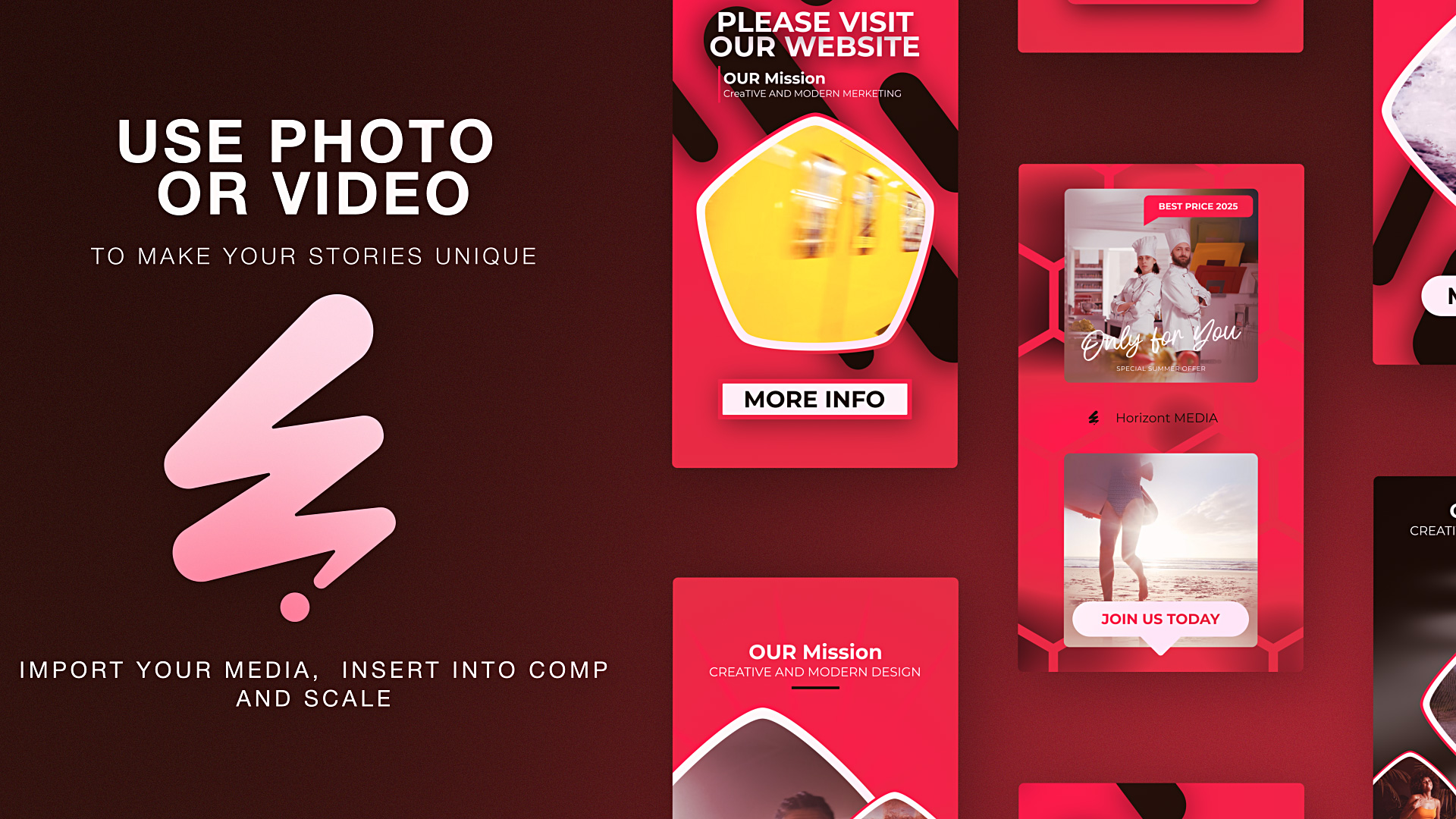 ?Instagram Reel Promo Slideshow Vertical Intro