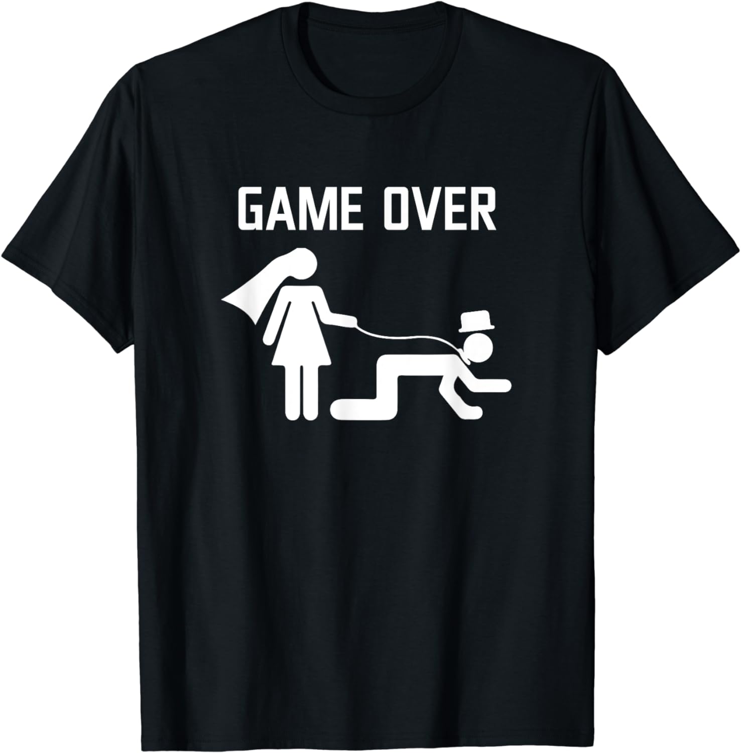 Funny Bride Groom Wedding Bachelor Bachelorette Party Unisex T-Shirt