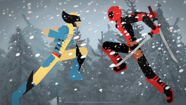 deadpoolandwolverinemovieclip