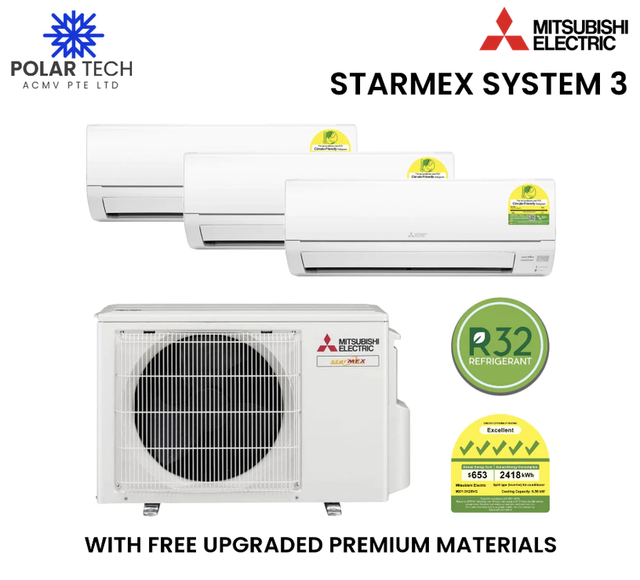 MITSUBISHI ELECTRIC Starmex R32 System 3