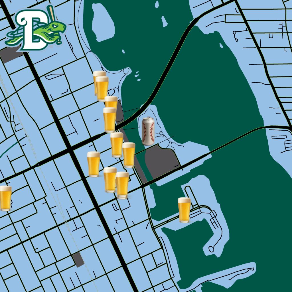 Random Baseball Neighborhood: Jackie Robinson Ballpark Home of the Daytona Tortugas