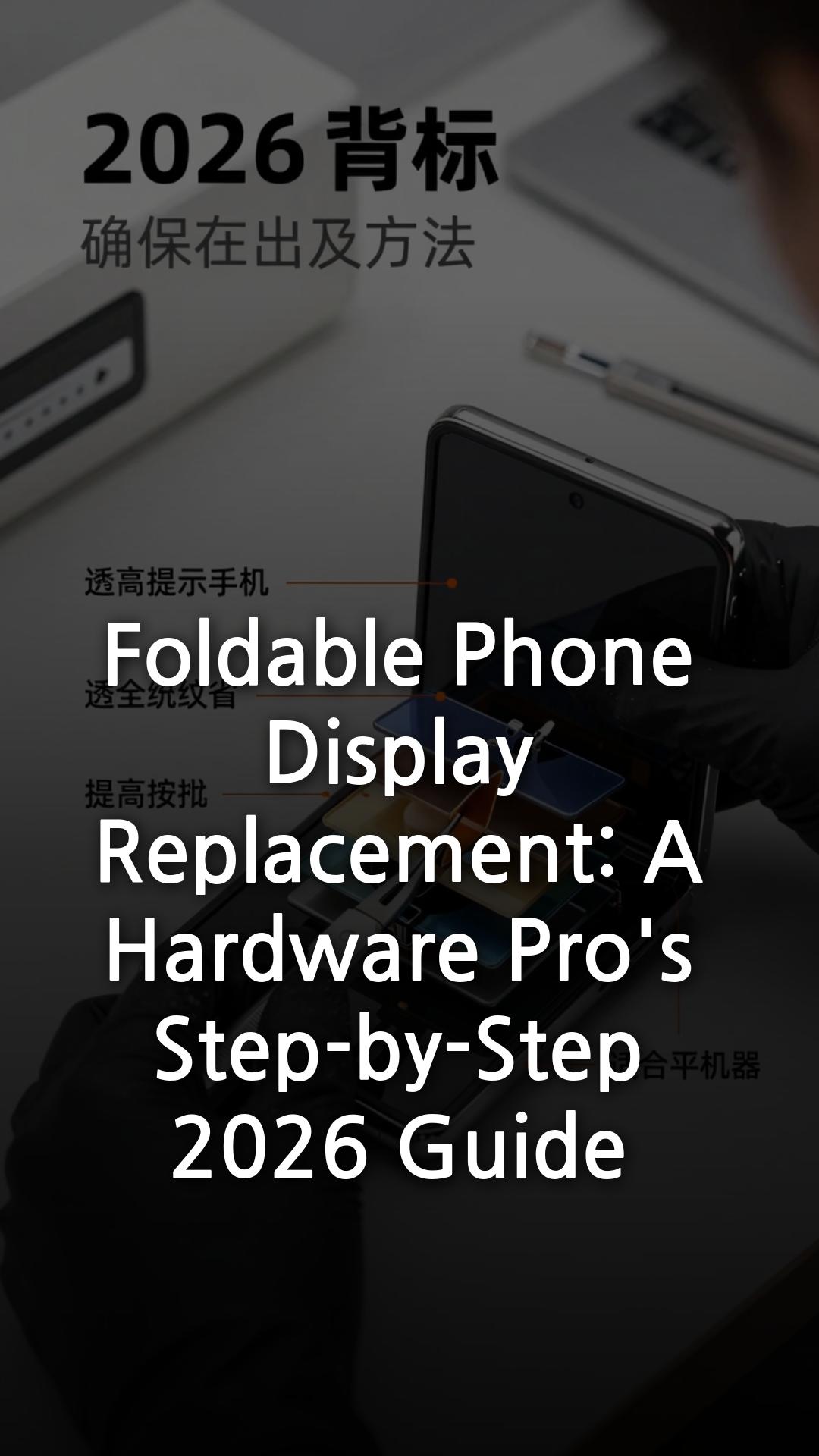 Foldable Phone Display Replacement: A Hardware Pro