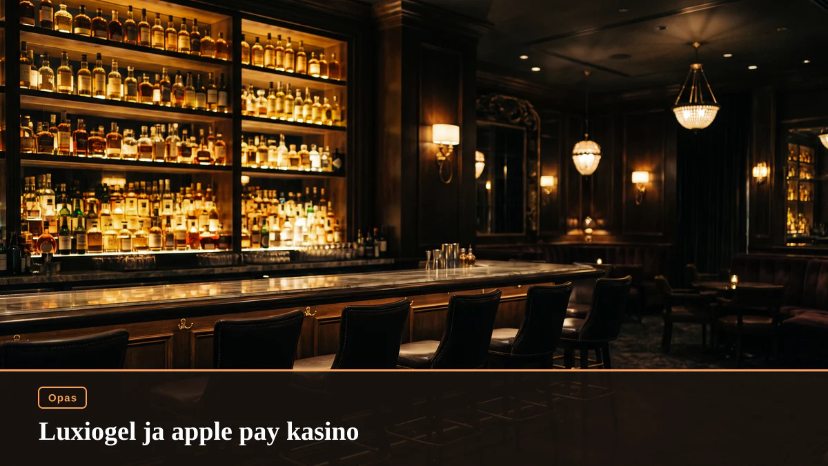 Luxiogel ja apple pay kasino