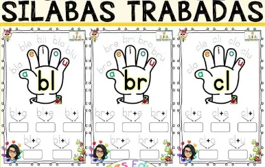 Silabario con Sílabas Trabadas