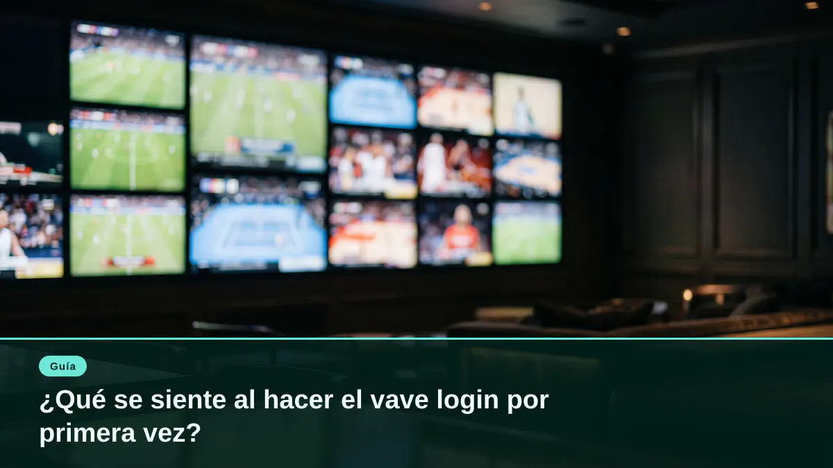 ¿Qué se siente al hacer el vave login por primera vez?