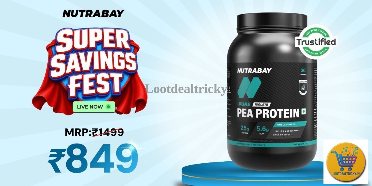 Nutrabay Pure Pea – Just ₹849 | Limited Time Loot Offer Nutrabay Pure Pea – Just ₹849 | Limited Time Loot Offer