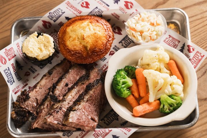 Smokehouse BBQ — 2 lb Brisket Platter with 2 Sides