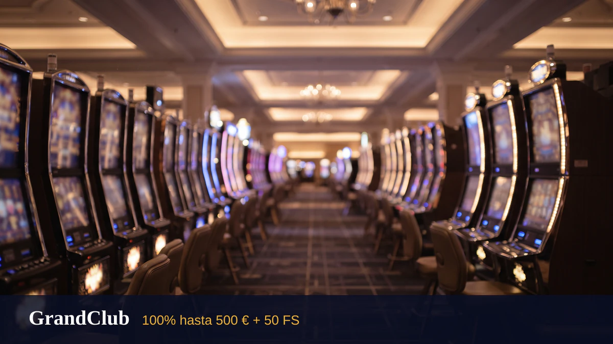 GrandClub casino � bono de bienvenida 100% hasta 500 � + 50 FS, pagos: Visa, Mastercard, Skrill, Neteller, Paysafecard