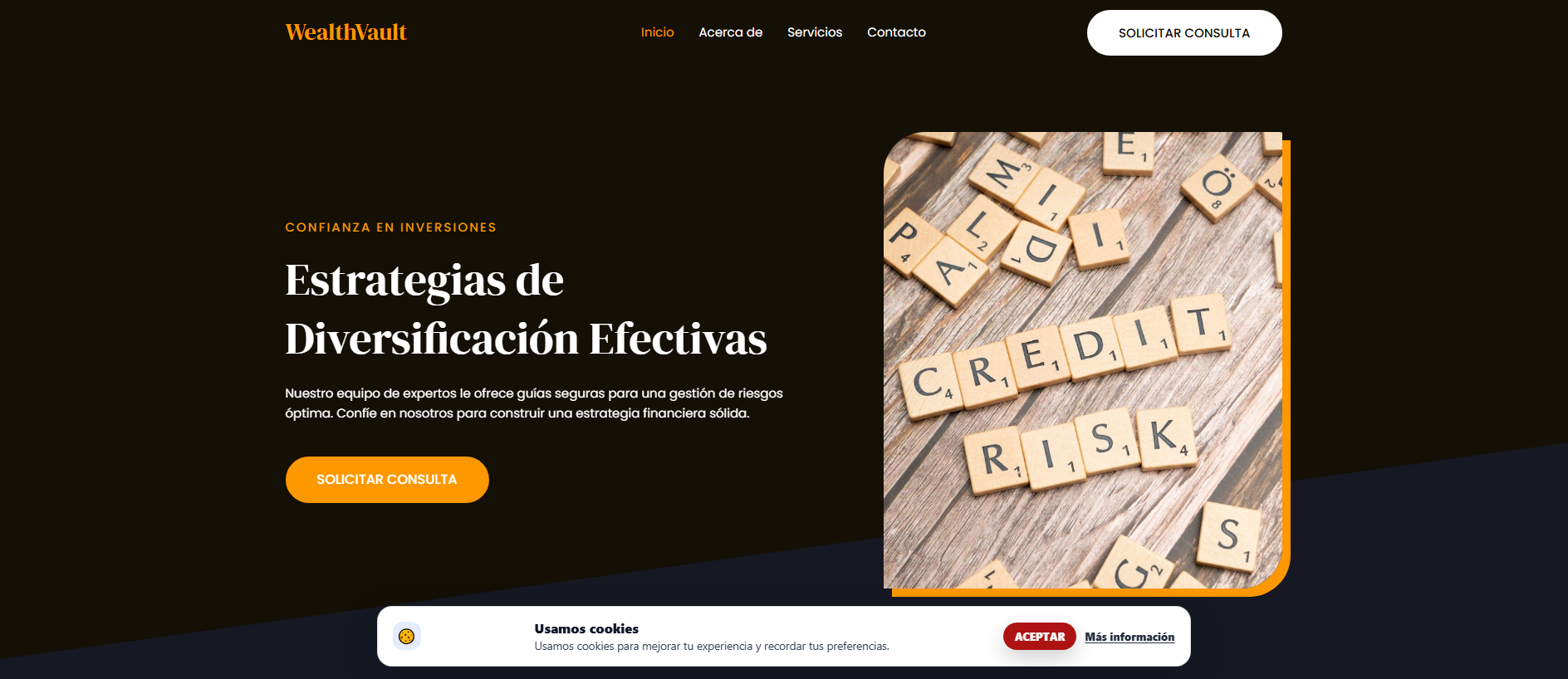 Screenshot of wealthvault.cc