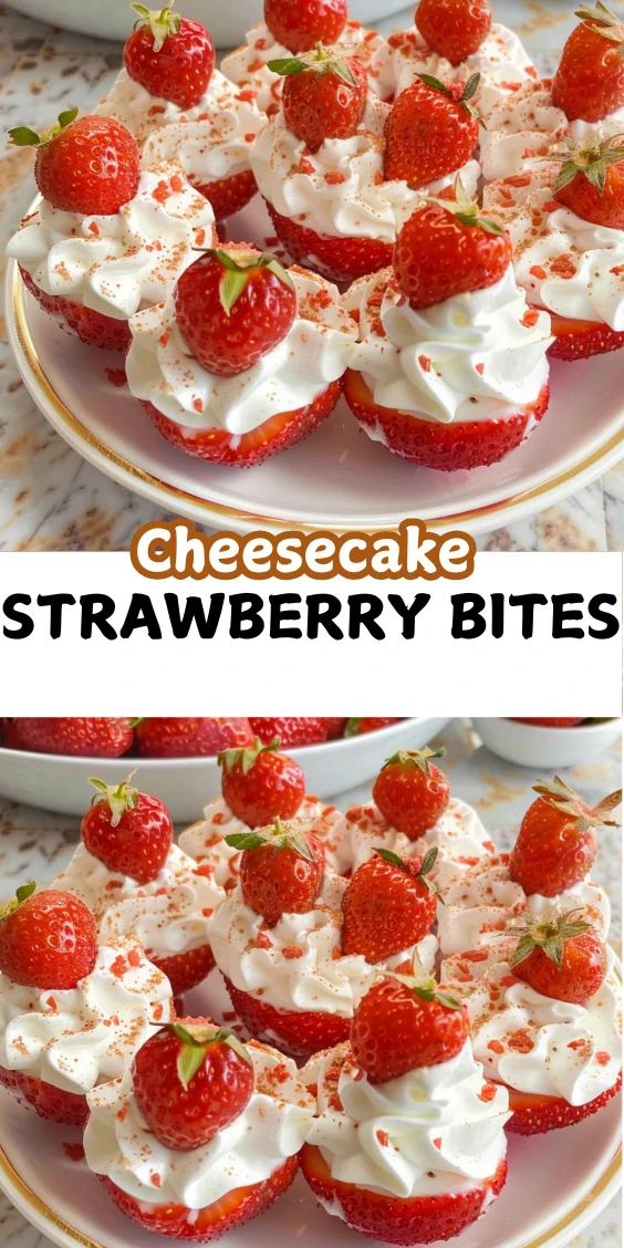 Cheesecake-Filled Deviled Strawberries (No-Bake!)