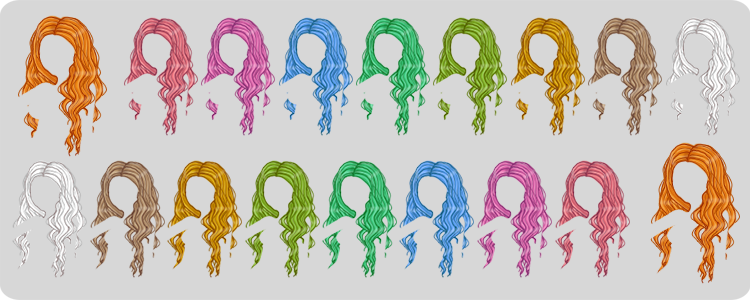 Wild Alexandra recolors