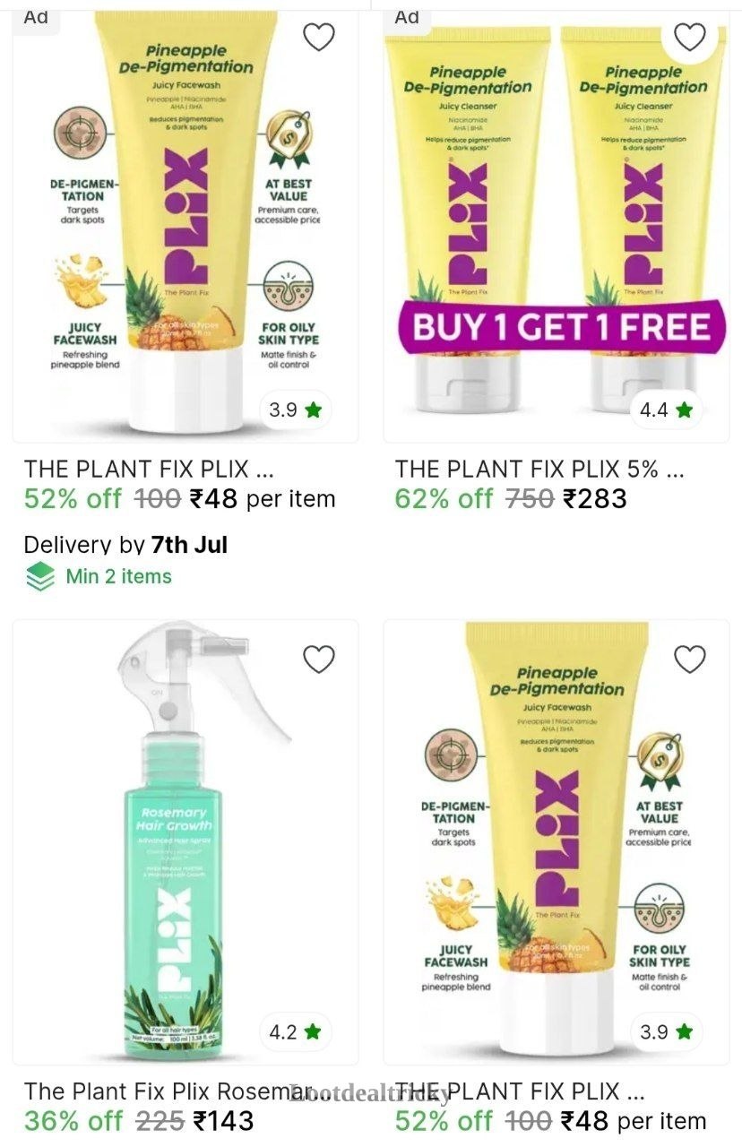 Loot 48 Plix – Mind-Blowing Saving @ ₹48 Loot 48 Plix – Mind-Blowing Saving @ ₹48