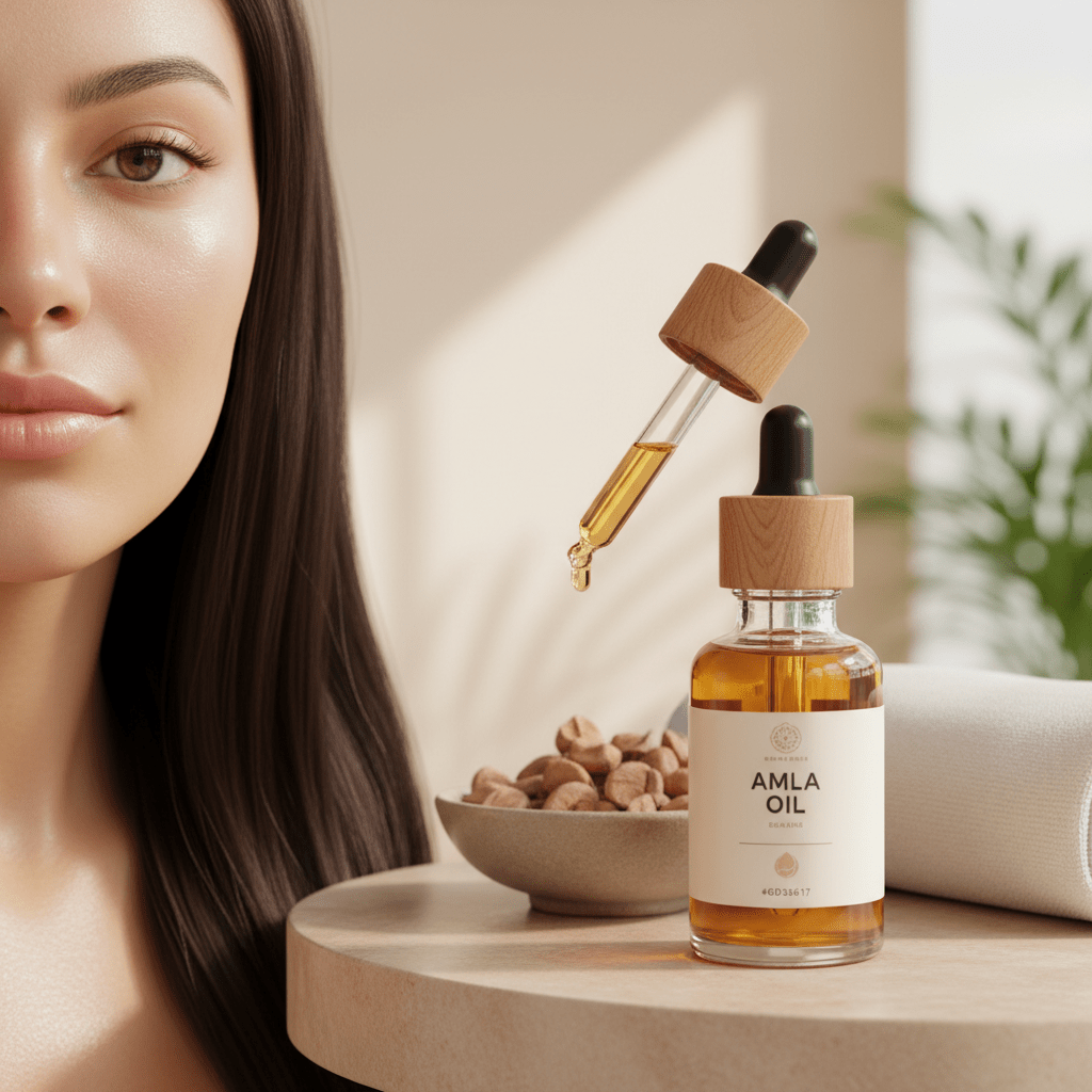 Amla oil skincare and haircare routine