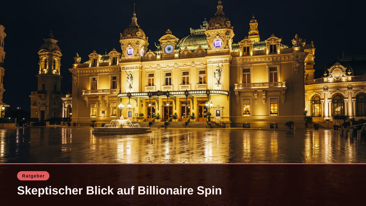 Skeptischer Blick auf Billionaire Spin