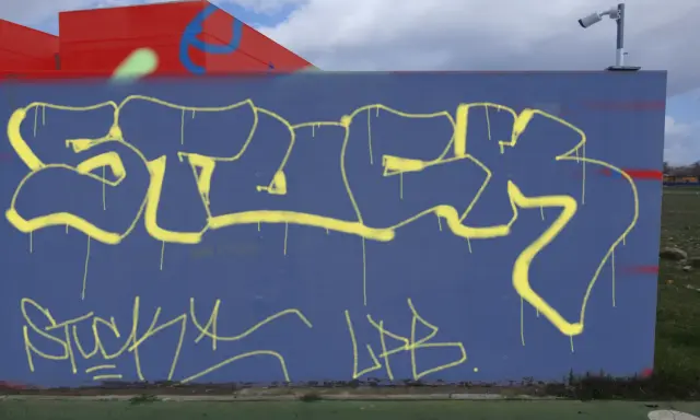 Graffiti artwork by STUCK1