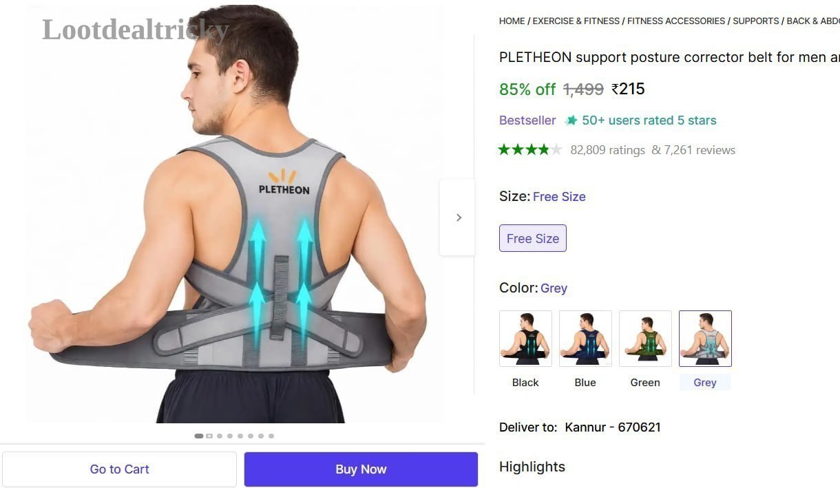 Pletheon Support Posture – Just ₹215 | Top Unbeatable Deal