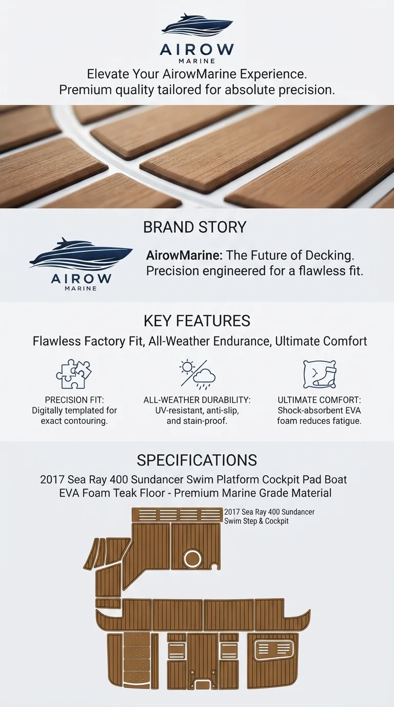 2017-sea-ray-400-sundancer-eva-foam-teak-decking-pad detail