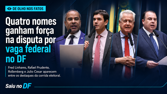 Nova pesquisa mostra disputa pelas oito vagas de deputado federal no DF