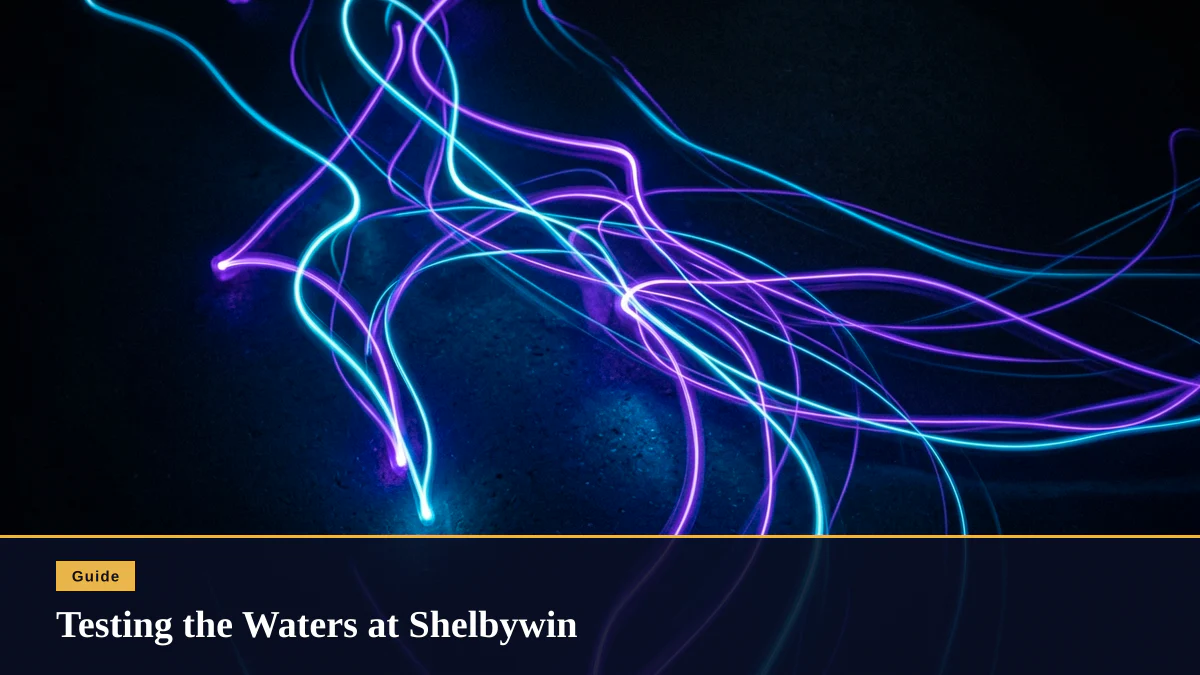 Testing the Waters at Shelbywin