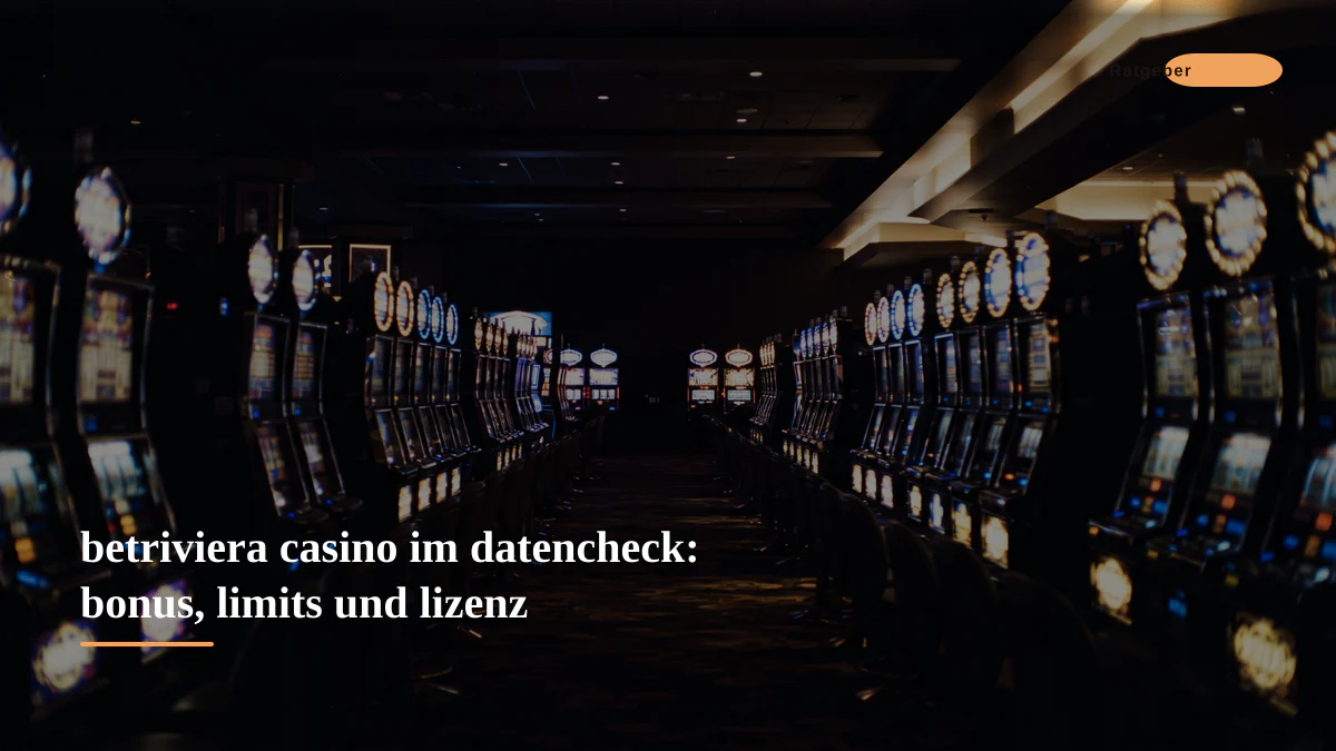 betriviera casino im datencheck: bonus, limits und lizenz