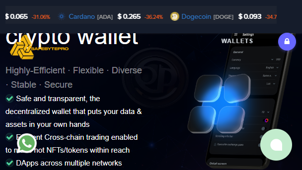 Screenshot of safebytepro.com