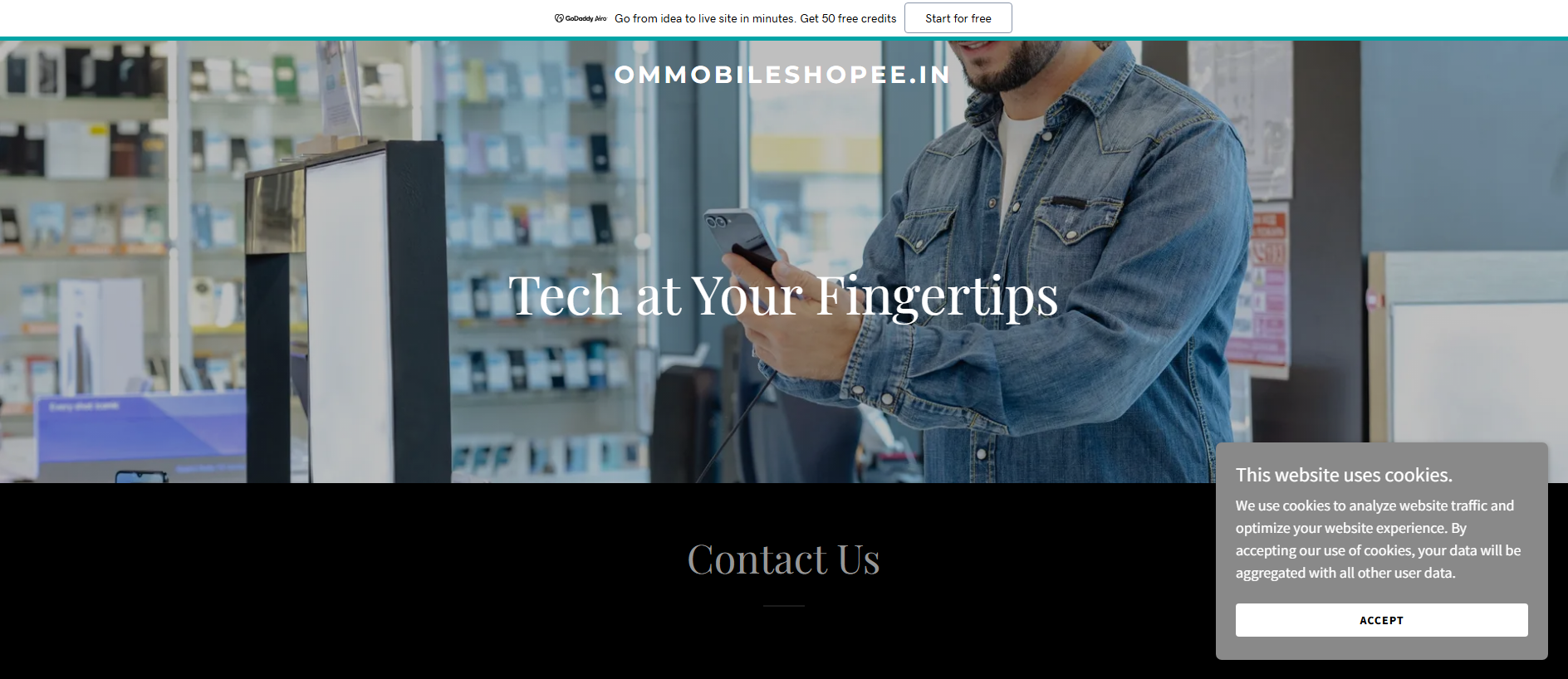 Stored capture of ommobileshopee.in