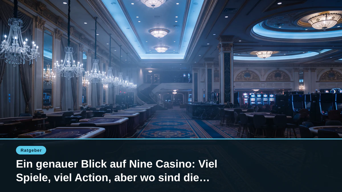 Ein genauer Blick auf Nine Casino: Viel Spiele, viel Action, aber wo sind die Grenzen?