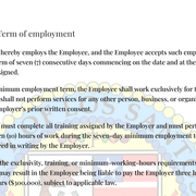 Article 2 Of Employment Contract