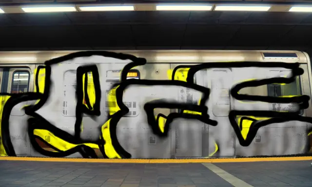 Graffiti artwork by ACE