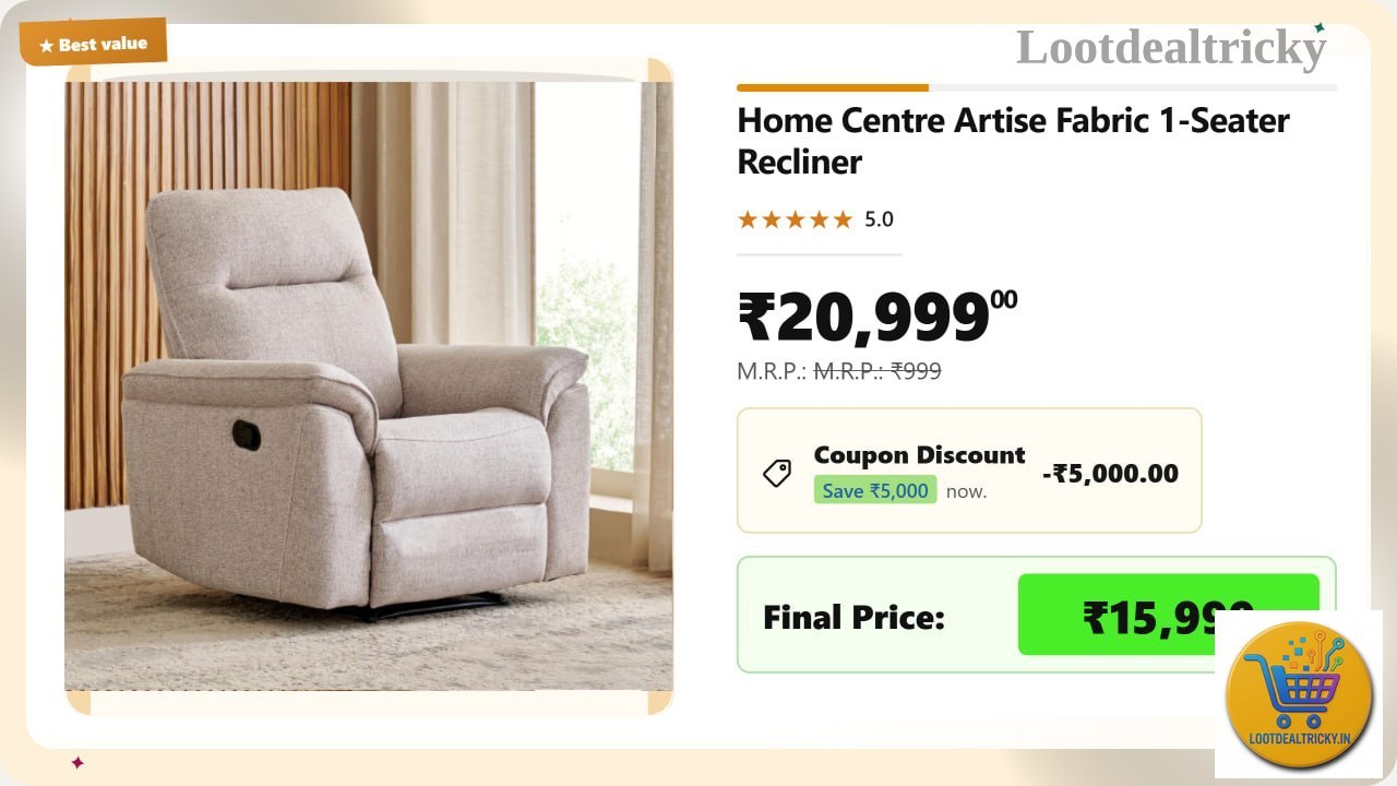 Home Centre Artise – Just ₹15999 | Lowest Price Deal Home Centre Artise – Just ₹15999 | Lowest Price Deal