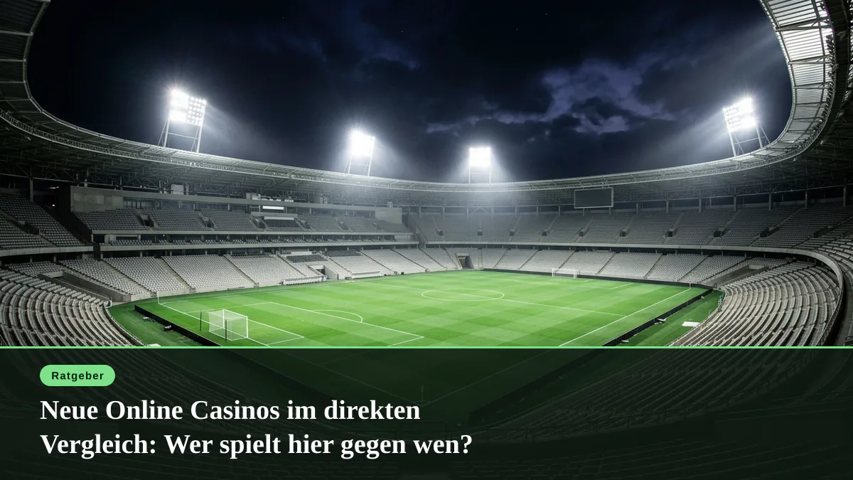 Neue Online Casinos im direkten Vergleich: Wer spielt hier gegen wen?
