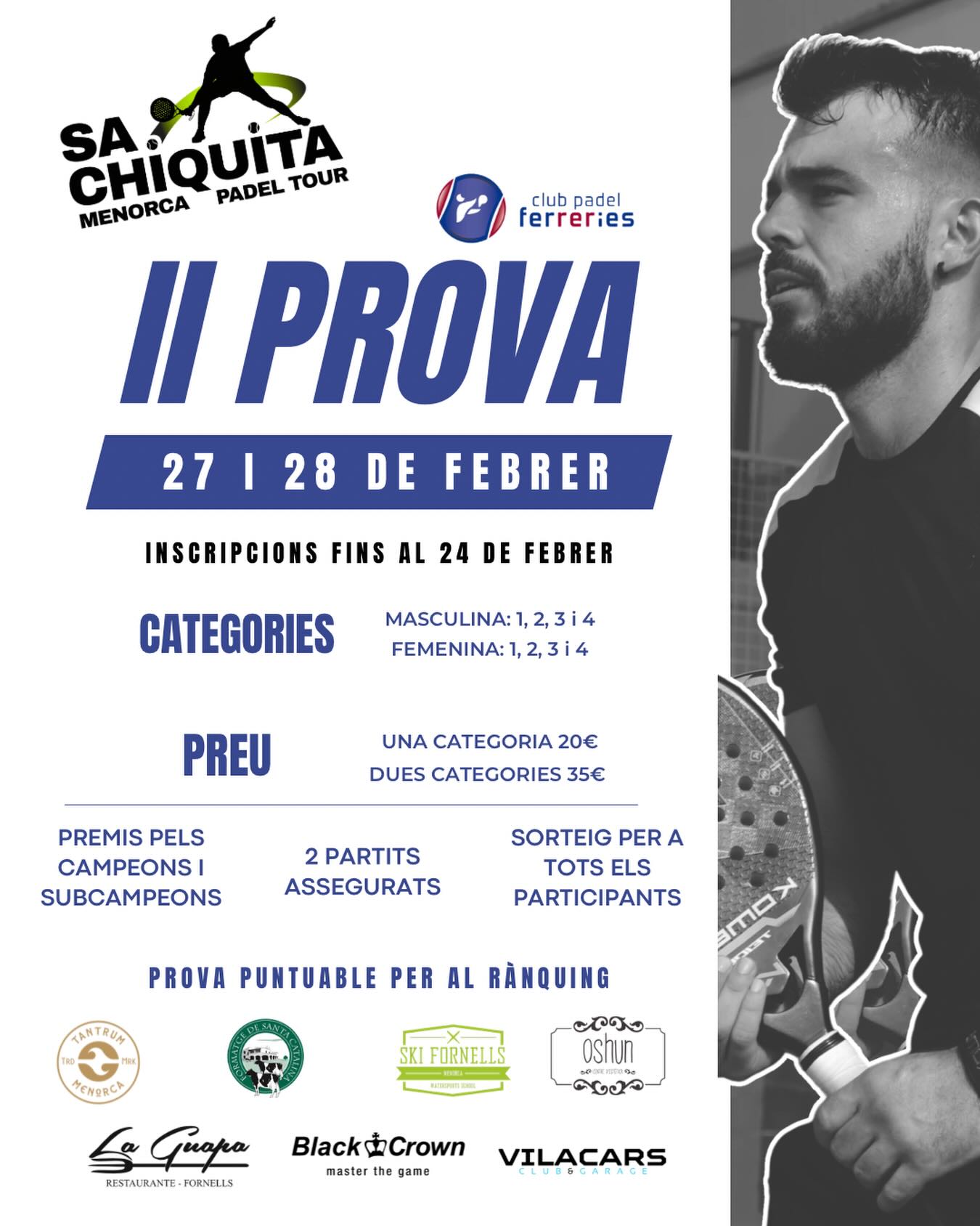 2a Prova. Padel Ferreries