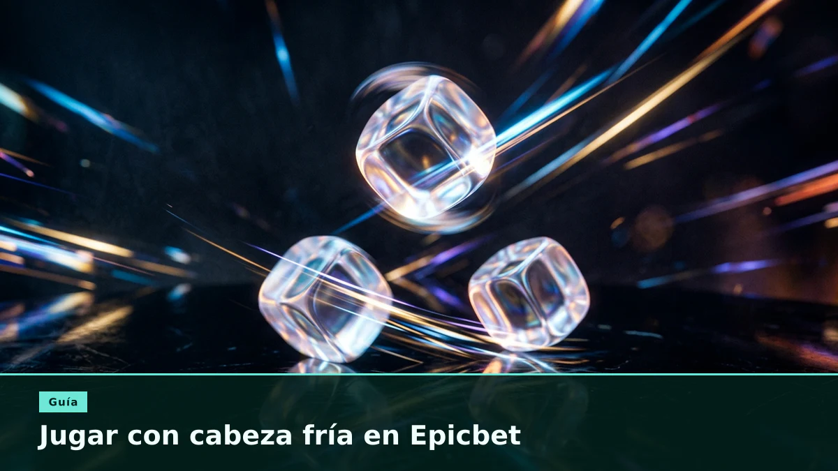 Jugar con cabeza fría en Epicbet