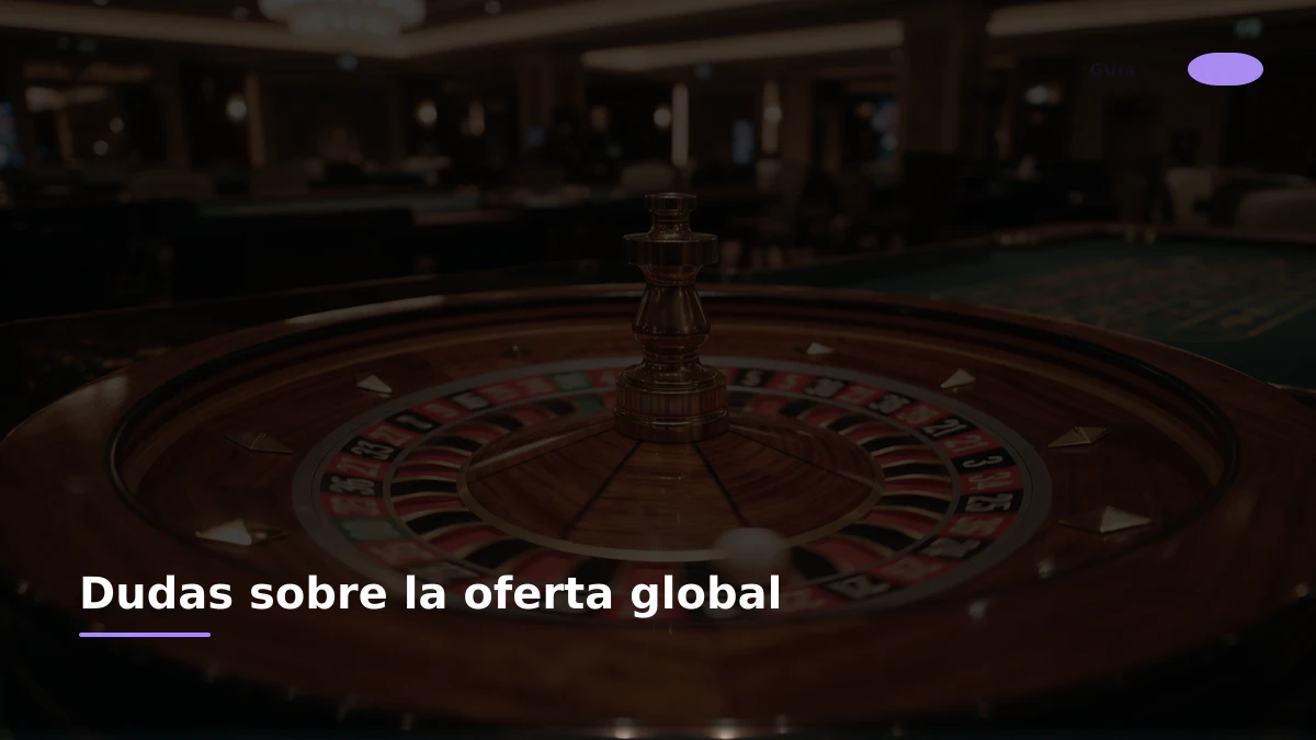 Dudas sobre la oferta global