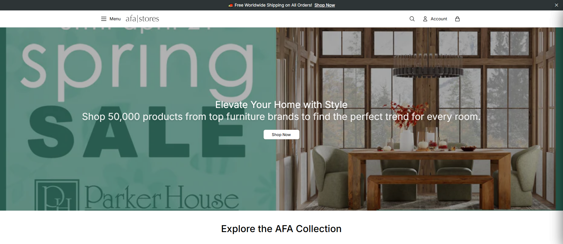Stored capture of afastoresliving.shop