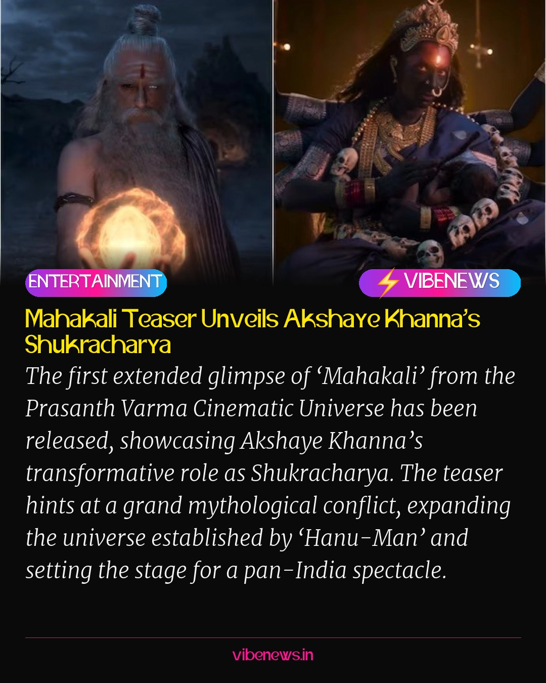 Mahakali Teaser Unveils Akshaye Khanna’s Shukracharya