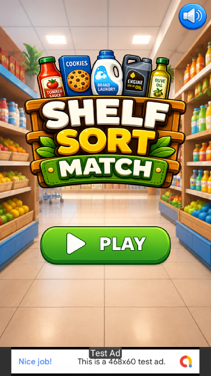 Shelf Sort Match - Android Studio Sorting Puzzle Game with AdMob Ads - 3