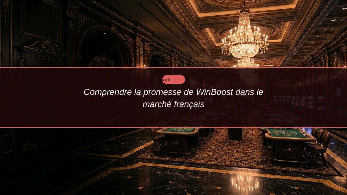 Comprendre la promesse de WinBoost dans le marché français