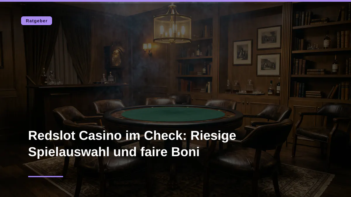 Redslot Casino im Check: Riesige Spielauswahl und faire Boni