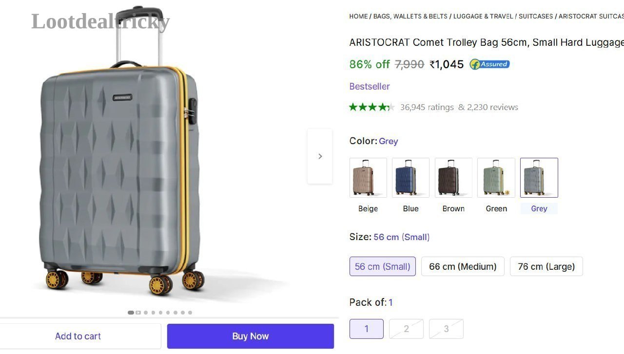 Aristocrat Comet Trolley Offer Image