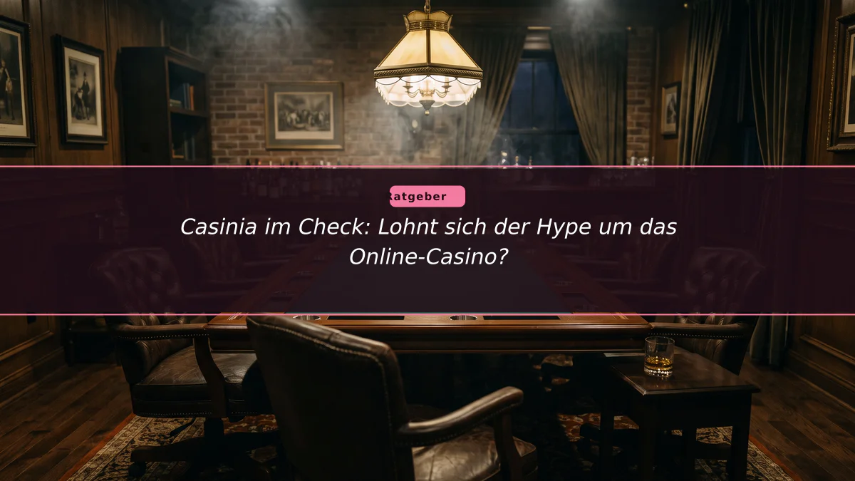 Casinia im Check: Lohnt sich der Hype um das Online-Casino?