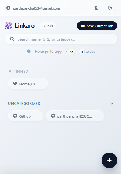 Linkaro Screenshot