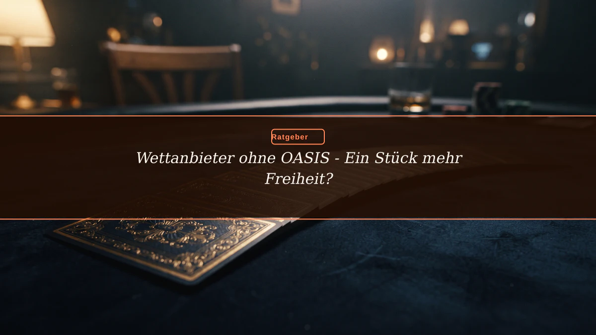 Wettanbieter ohne OASIS - Ein Stück mehr Freiheit?