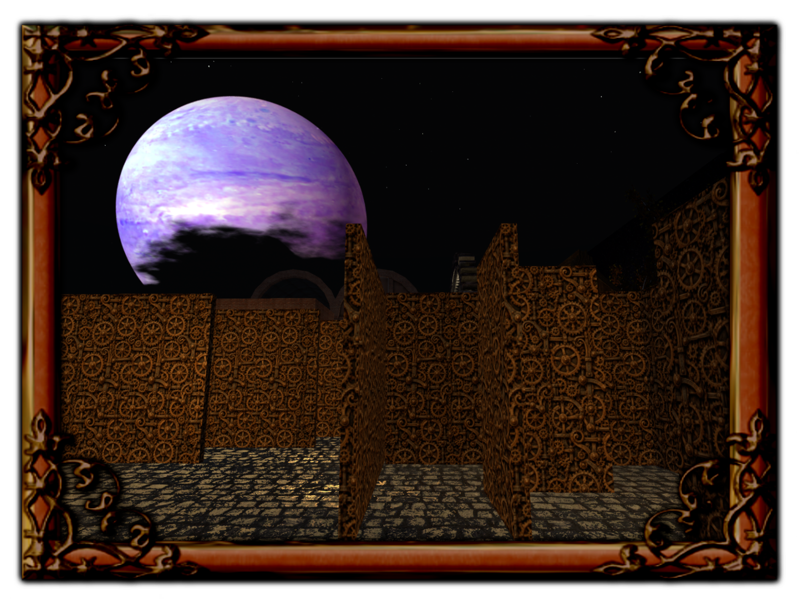 The start of the clockwork maze.