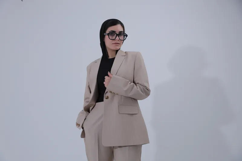 Beige Suit