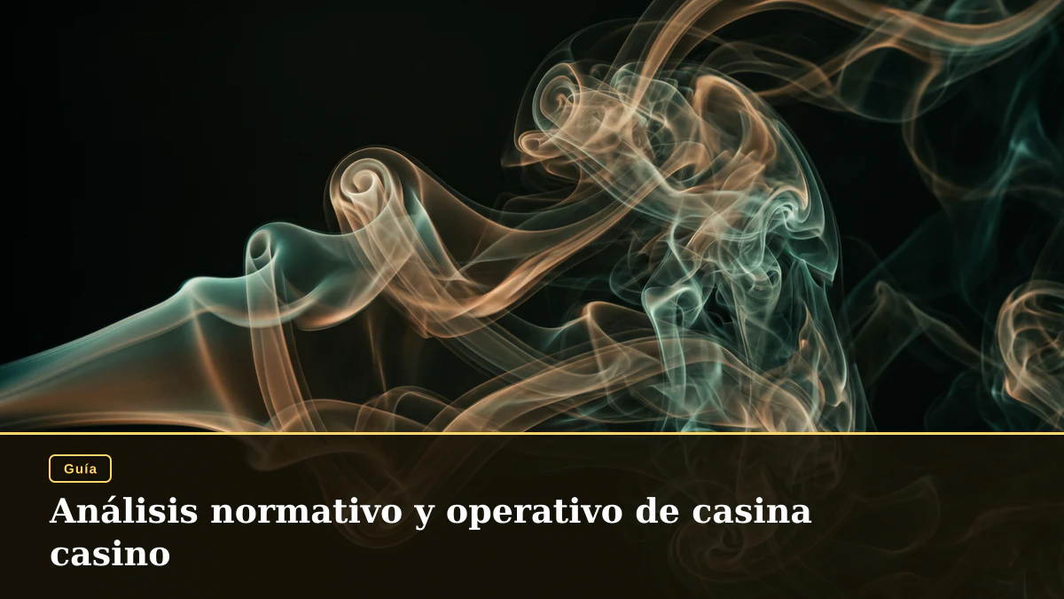 Análisis normativo y operativo de casina casino