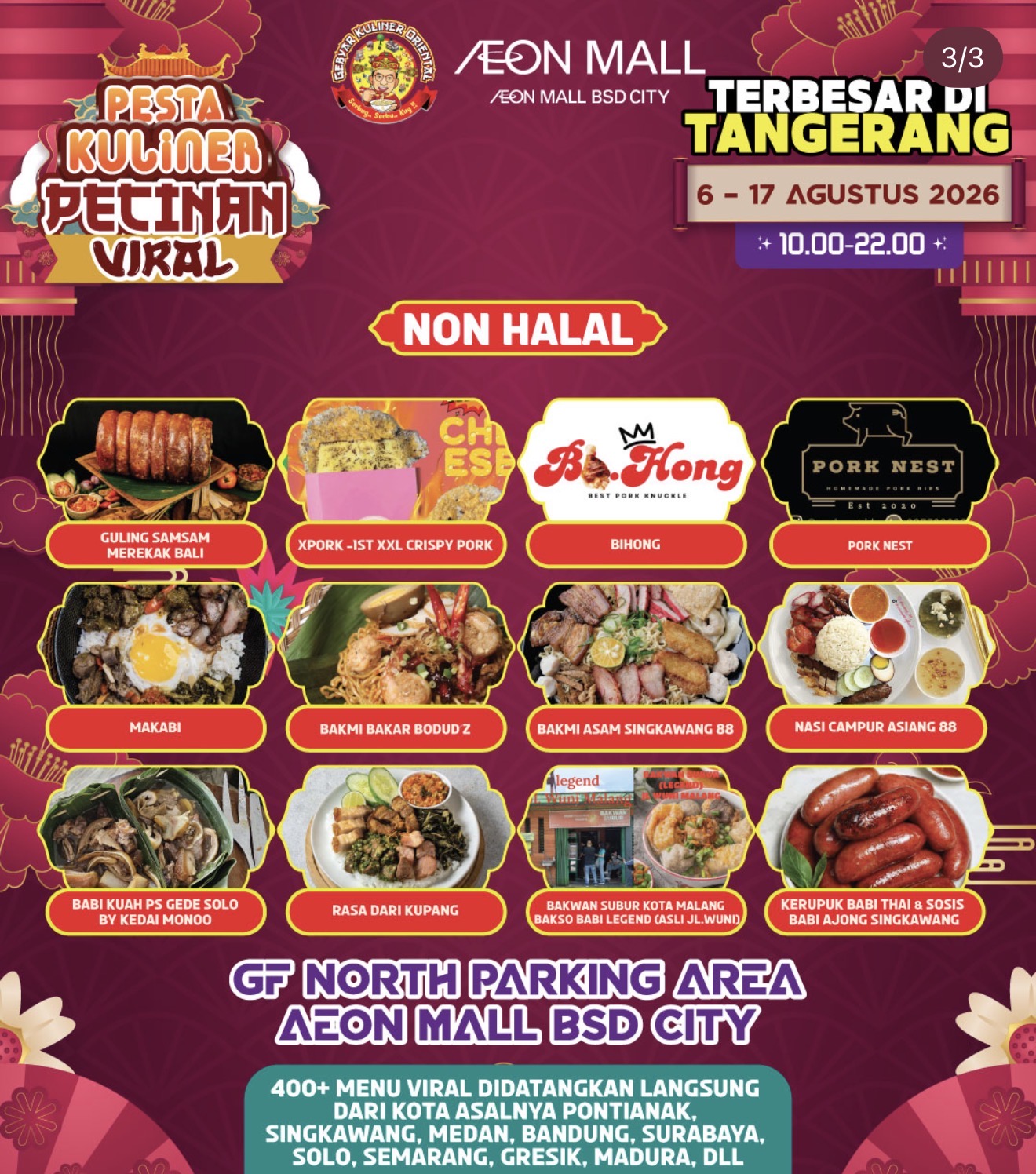Festival Kuliner Aeon - Sinarmas Land