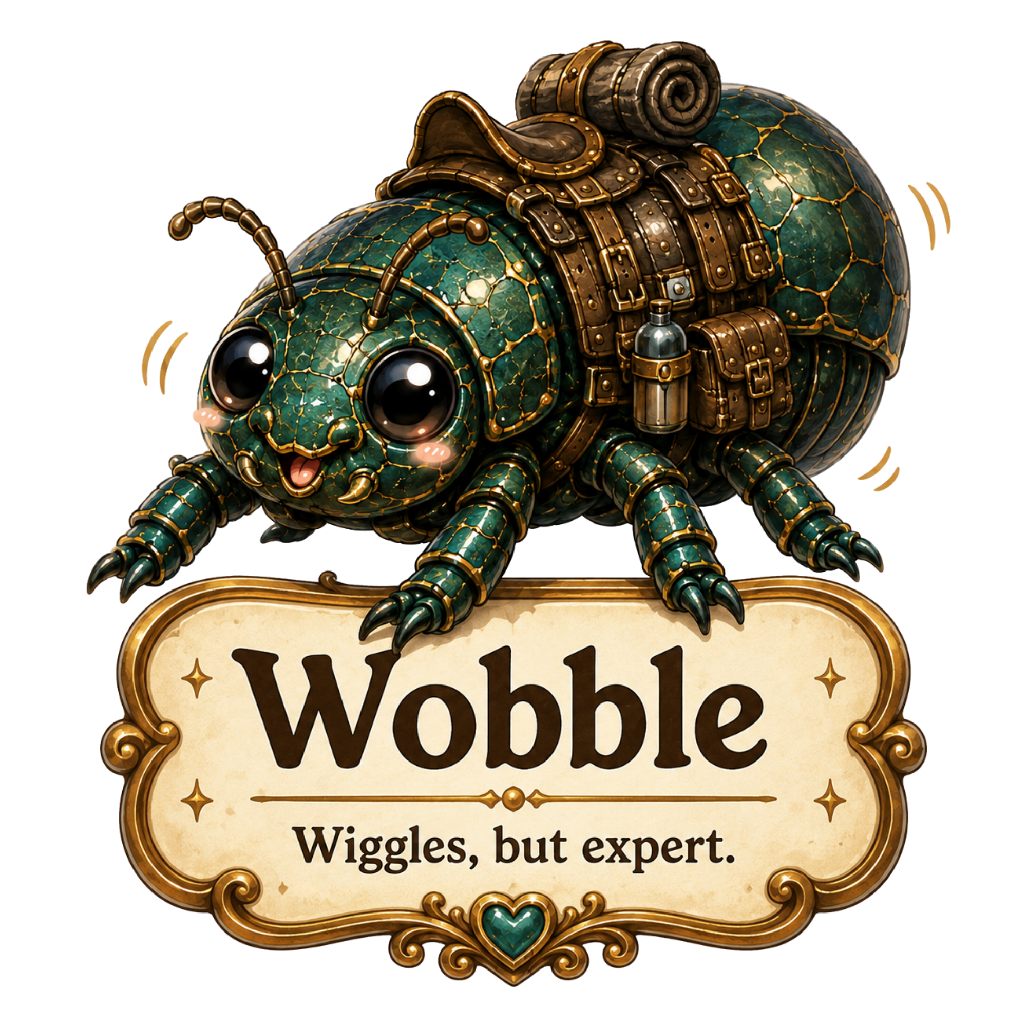 Chibi Wobble beetle companion
