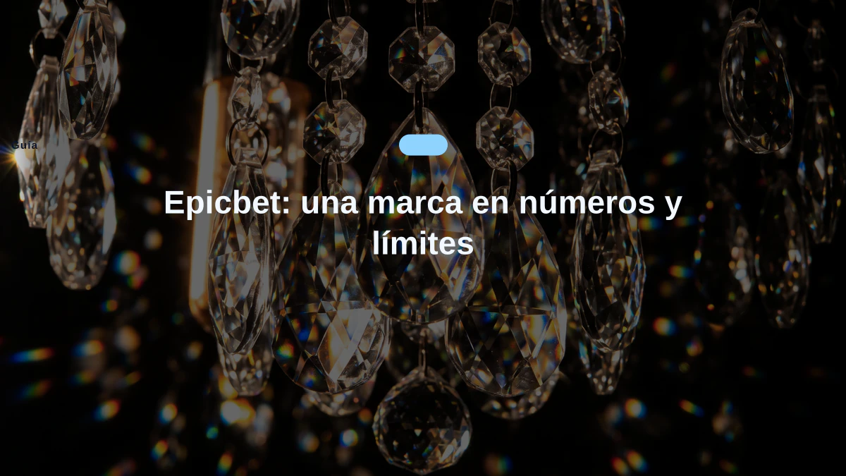 Epicbet: una marca en números y límites