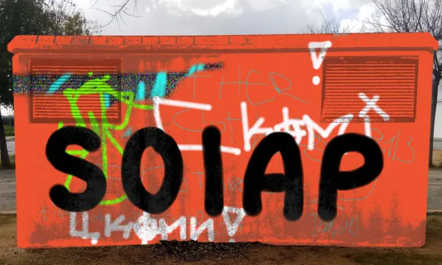 Graffiti artwork by SOLAR